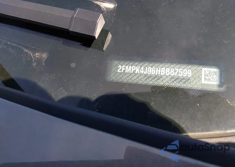 2017 Ford Edge Sel из США, поврежденный, VIN 2FMPK4J96HBB87599